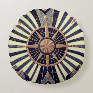 Star Geometry  Round Cushion