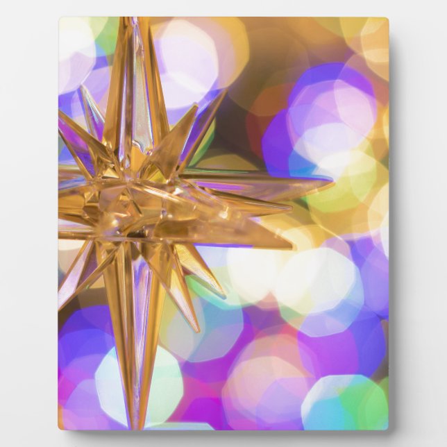 Star Glitter Plaque (Front)