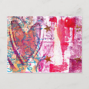 Star Heart Postcard