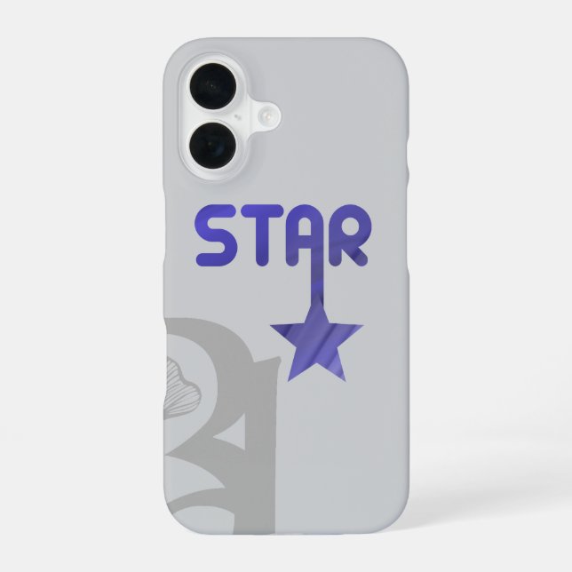 STAR iPhone Case Trend Abstract Lavender Violet (Back)
