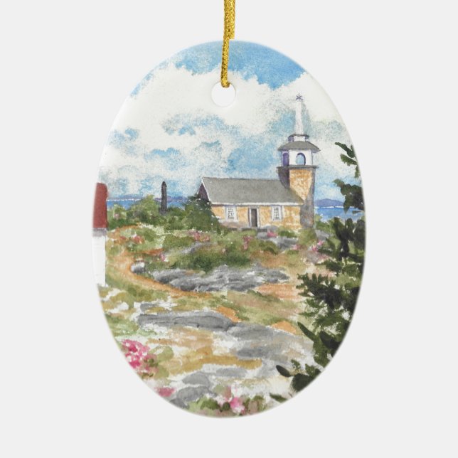 Star Island Ornament (Front)