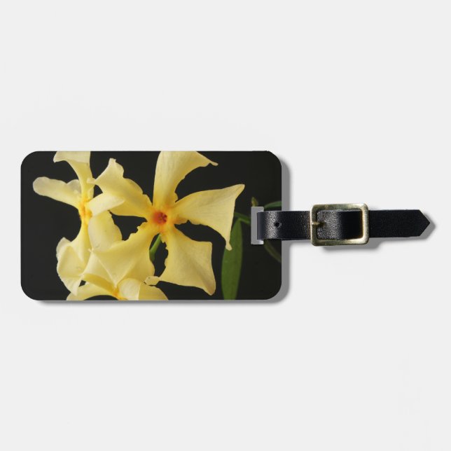 Star Jasmine Flower cd ltcna Luggage Tag (Front Horizontal)