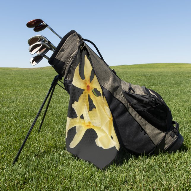 Star Jasmine Flower gtcnm Golf Towel (Green)