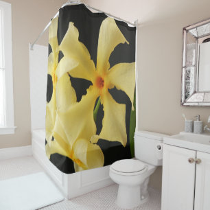 Star Jasmine Flower sccna Shower Curtain