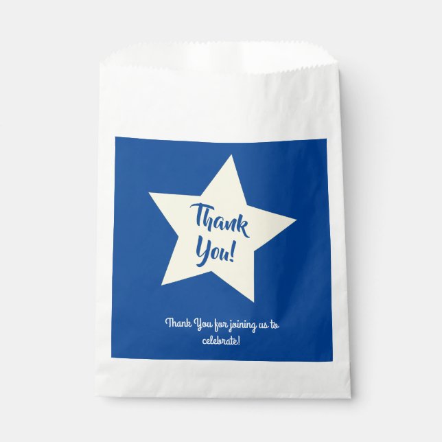 Star Kid's Birthday Twinkle Little Favour Bags (Front)