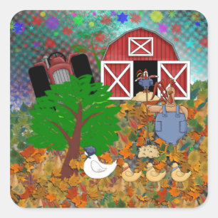 Star Light Farms Square Sticker