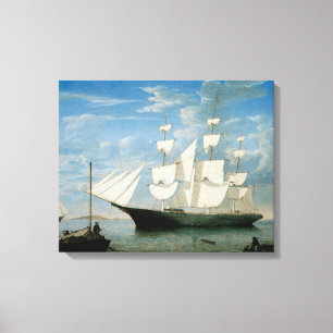Star Light in Boston Harbour Canvas Print