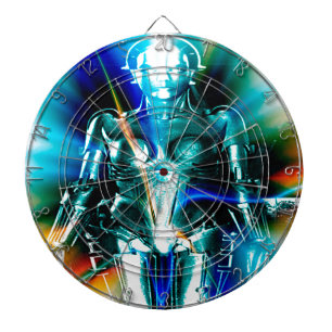 Star Light Robot Dartboard