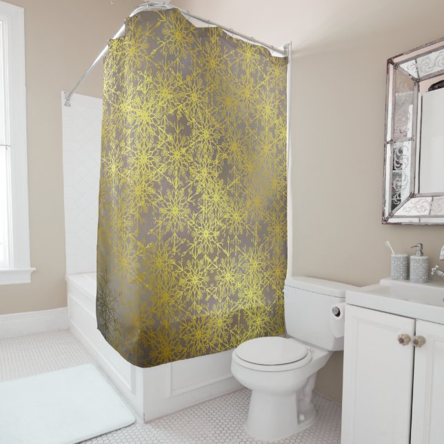 star, light, shiny, bright, shine, glow, glitter, shower curtain (In Situ)