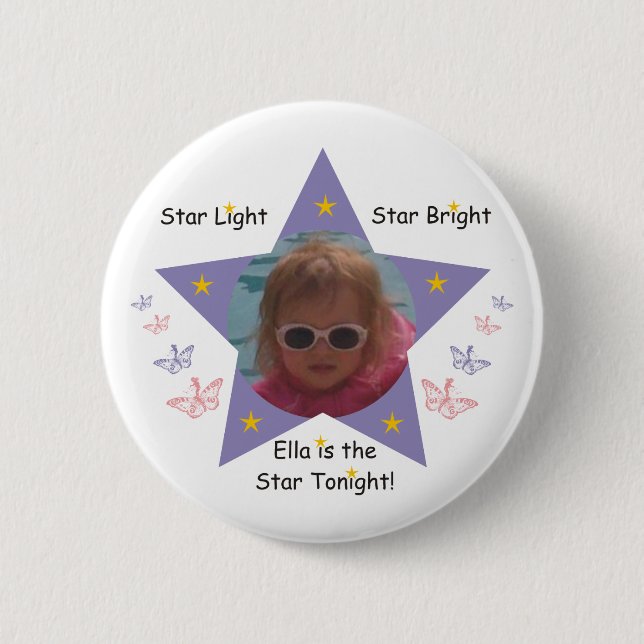 Star Light, Star Bright 6 Cm Round Badge (Front)