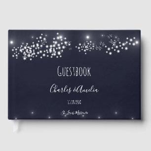 Star Light Wedding Guest Book