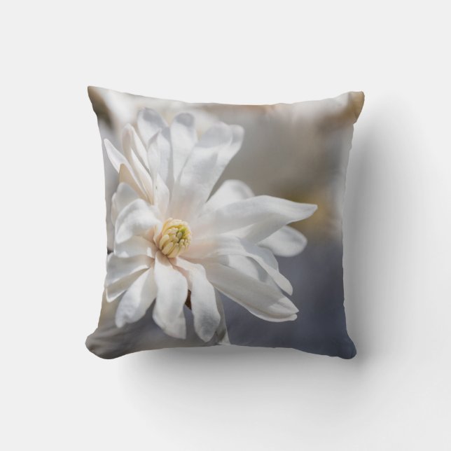 Star Magnolia Bloom Cushion (Front)