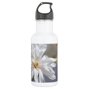 Star Magnolia Bloom Stainless Steel Water Bottle
