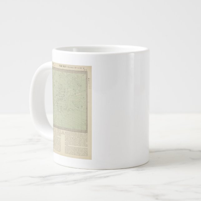 Star map large coffee mug (Front Left)