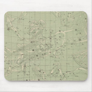 Star map mouse pad