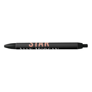 STAR Marquee Lights Personalised Black Ink Pen