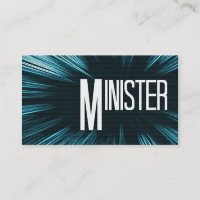 Star Minister Business Card (Front)