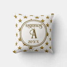 Star Monogram Home Decor Wedding Keepsake