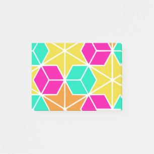 Star Mosaic Candy Colored Post-it Notes