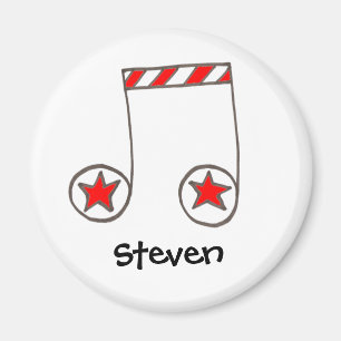 Star Musical Note Magnet