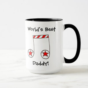 Star Musical Note World's Best Daddy Gift Mug