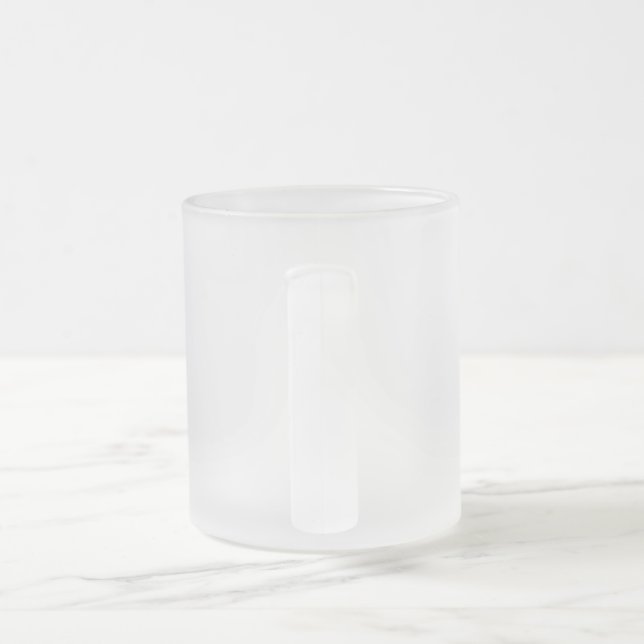 Star of Babalon Logo and Lamen Frosted Mug (Handle)