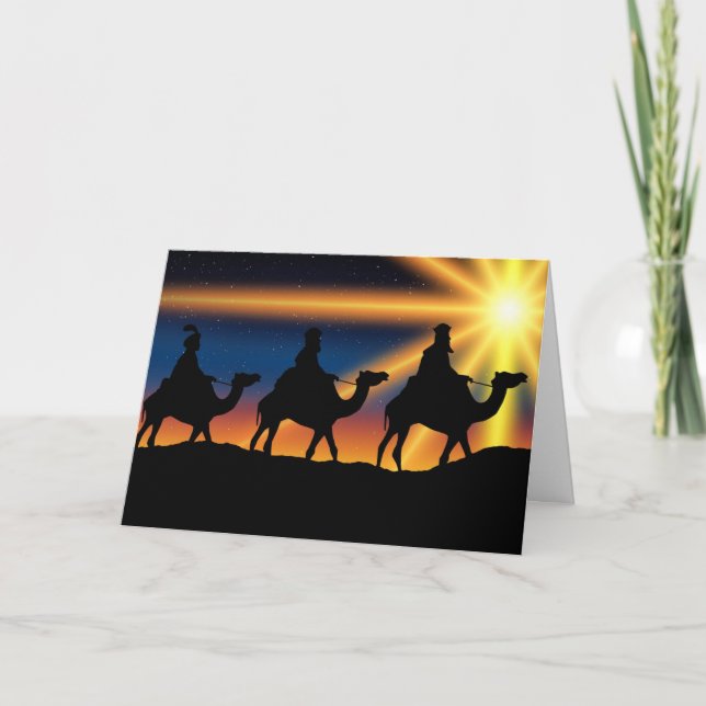 Star of Bethlehem - Birth of Christ Card (Front)