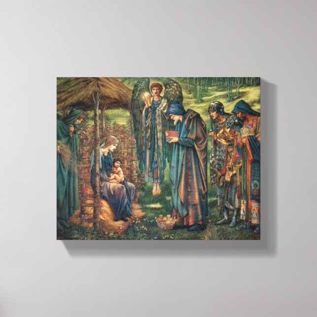 Star of Bethlehem (by Edward Burne-Jones) Canvas Print (Front)
