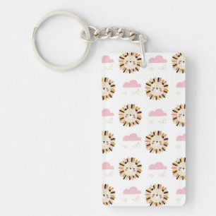 Star Of Bethlehem Flower Key Ring