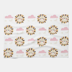 Star Of Bethlehem Flower Tea Towel