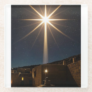 Star of Bethlehem Glass Coaster