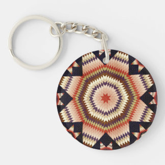 Star of Bethlehem Quilt Key Ring
