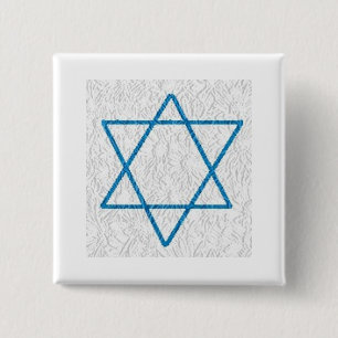 Star of Davi 15 Cm Square Badge