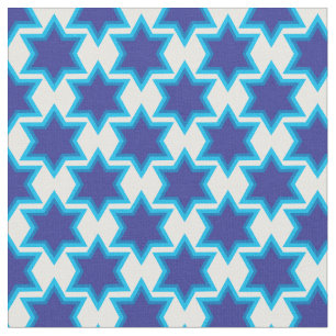 Star of David2, custom background and tile Fabric