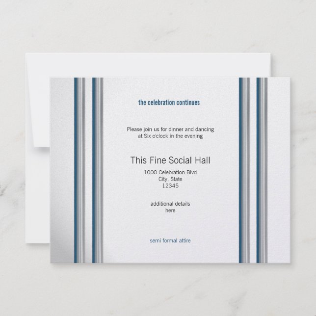 Star of David Bar Mitzvah Invitation (Front)