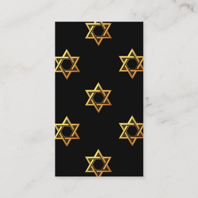 Star of David Business Card (Front)