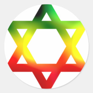 Star of David Classic Round Sticker