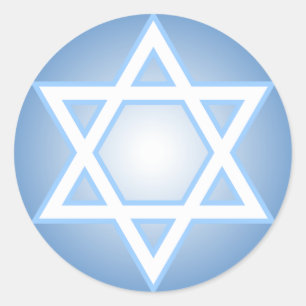 Star of David Classic Round Sticker