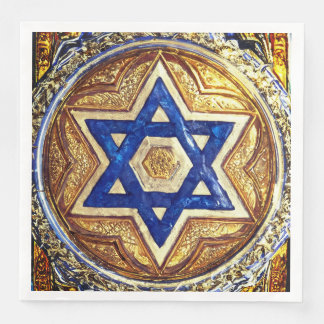 Star of David, Coined Luncheon Paper Napkins