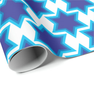 Star of David, custom background Wrapping Paper