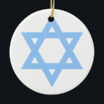 Star of David Customized Hanukkah Christmas Tree Ceramic Tree Decoration<br><div class="desc">Star of David Customized Hanukkah Christmas Tree Ceramic Ornament is a great way for Evangelical Christians to honor Israel this Christmas,  This Star of David ornament is,  of course,  perfect for Hannukah.  You can alter the date on back easily or replace it with a name or other message.</div>
