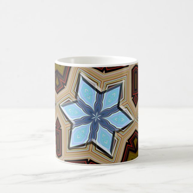 Star of David earthtones mug (Center)