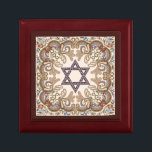 Star of David Elegant Vintage Damask Jewish Art Gift Box<br><div class="desc">The Star of David is featured with elegant damask flourishes in this vintage Jewish art design.  This jewellery or keepsake box is a great gift for newlyweds,  a young graduate or a special person in your life.</div>