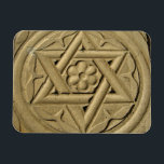 Star Of David Engraved In Stone - Judaism Magnet<br><div class="desc">Star of David engraved in stone - symbol of Judaism © and ® Bigstock® - All Rights Reserved.</div>