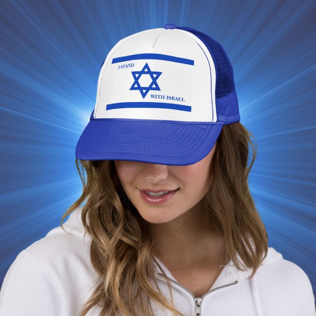 Star of David Flag Stand With Israel Hat (Creator Uploaded)