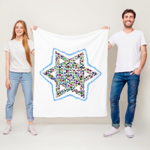 Star of David Fleece Blanket
