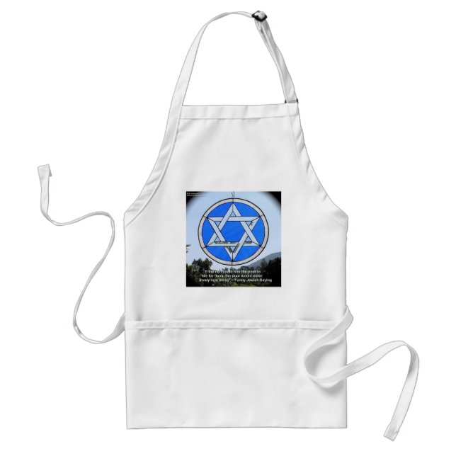Star Of David & Funny Jewish Quote Gifts & Cards Standard Apron (Front)