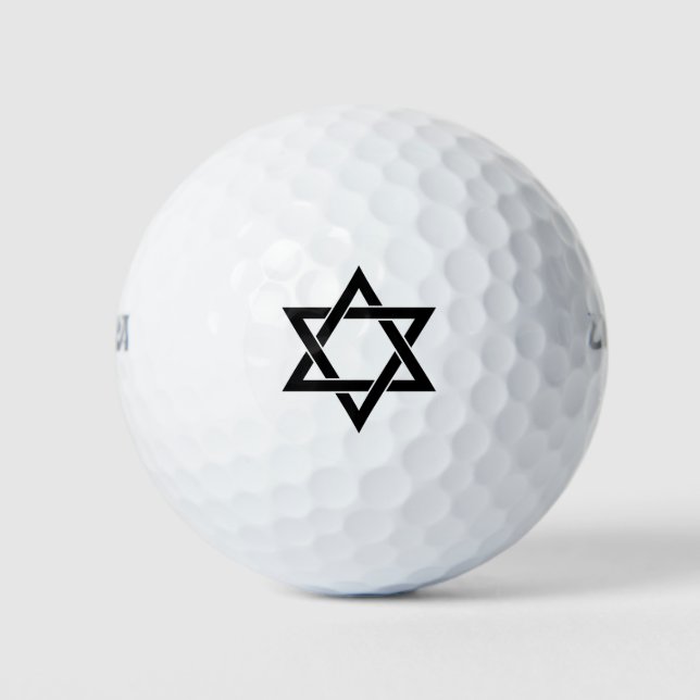 Star of David Golf Balls (Front)