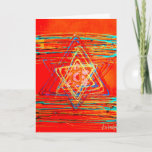 Star of David Greeting Card<br><div class="desc">Next Year in Jerusalem wishes for the holidays</div>