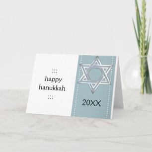 Star of David Hanukkah Greeting Cards